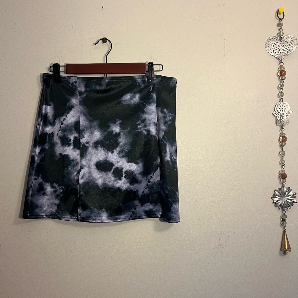 Urban Outfitters black purple mini skirt